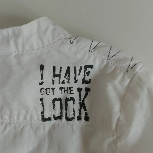 Mexx I Have Got the Look Button Down Shirt 18-24 Months - Picture 3 of 10